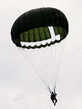 VITAL PARACHUTE: MT-10 Advanced troop-back type, main, 35-foot diameter, steerable