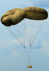 VITAL PARACHUTE: G-12D/E Cargo parachute systems, 64-foot diameter